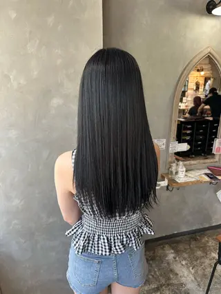 ロング カラー riho🎀 / 梅田美容室のヘアスタイル