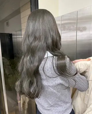 ロング カラー 表参道🌿赤み消し カラー/チナツのヘアスタイル