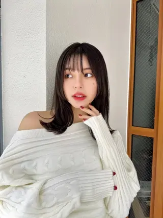 ロング ルービック難波／韓国 /艶カラー/KAZUのヘアスタイル