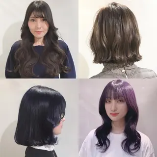 セミロング カラー ヘアアレンジ 柔らか垢抜けｶﾗｰと ｶｯﾄ🫧ASUKAのヘアスタイル