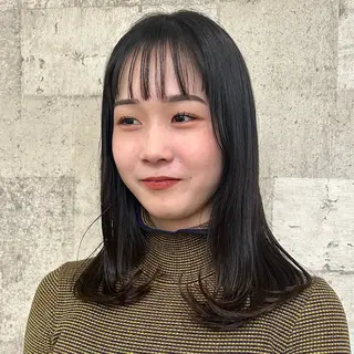 セミロング カラー 🍒中川葵久美🍒 レイヤー/メンズのヘアスタイル