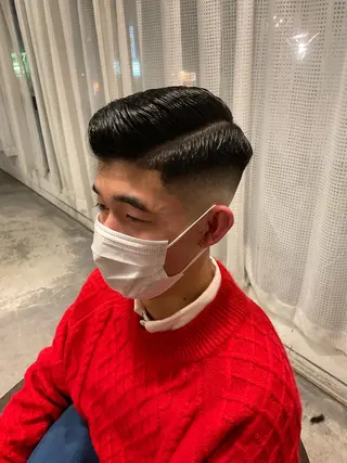 ショート メンズ ∮フェードスタイル∮ 加藤嘉陛のヘアスタイル