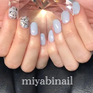 ネイル miyabi nail 桂川駅近くのネイルデザイン