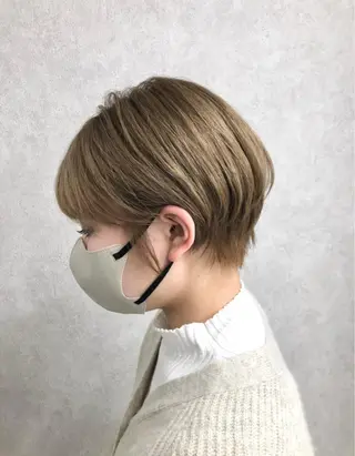 ショート カラー ショート、韓国メンズ ヘアのかつらぎのヘアスタイル