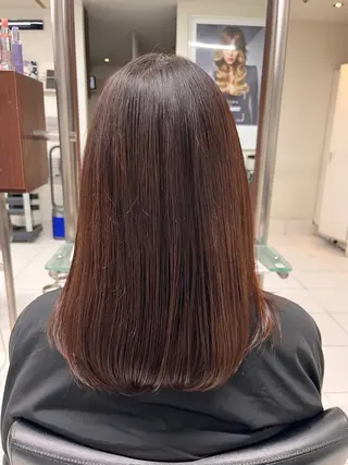 ロング カラー 小野 達己のヘアスタイル