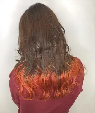 ロング カラー 美容室 HAKUAのヘアスタイル