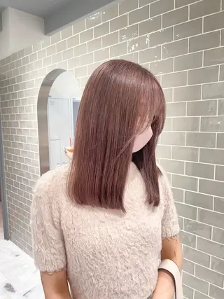 ミディアム 〻ツヤハイトーン🩰 🤍HARUCAのヘアスタイル