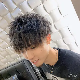 ミディアム パーマ メンズ 【店長】小山 泰生のヘアスタイル