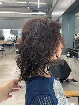 ミディアム パーマ 🌈前田 潤 /ショート/レイヤーのヘアスタイル