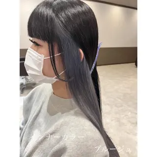 ロング カラー 坂井田 浩樹のヘアスタイル