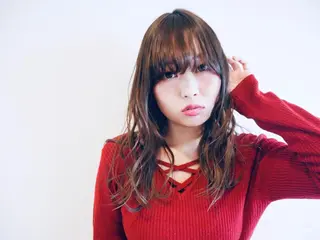 ロング 片山美穂 心斎橋・なんばのヘアスタイル
