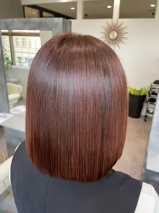 ミディアム カラー Merlyosaka 早川未来のヘアスタイル