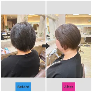 ショート カラー シップスヘアブース所属・山田 美月のヘアスタイル