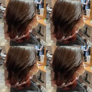 ミディアム カラー Minami. 🩵 再現性特化ヘアのヘアスタイル