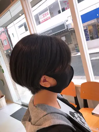 ショート 阿部 美咲のヘアスタイル