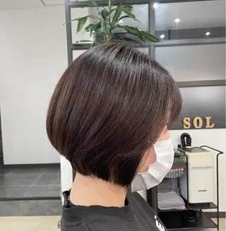 ショート SOL .✂︎ 松永李帆のヘアスタイル