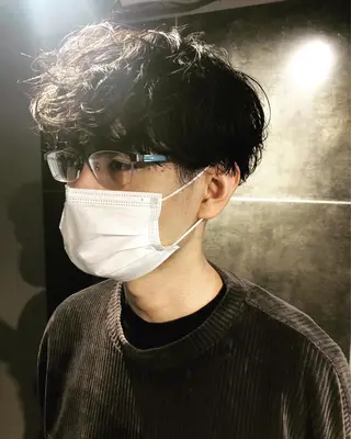 パーマ ヘアアレンジ メンズ メンズ特化✂️栗原 侑也のヘアスタイル