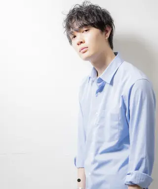 メンズ 須賀 知穂のヘアスタイル
