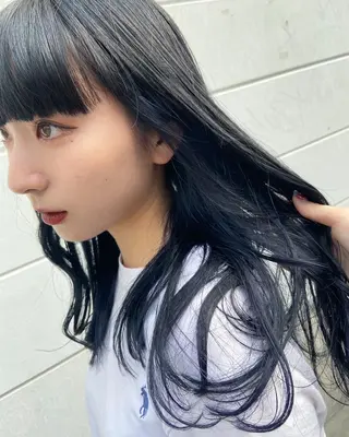 セミロング カラーモデル募集中 璃乃🫧のヘアスタイル