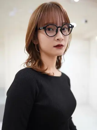 セミロング カラー メンズ特化美容師/ すなおのヘアスタイル