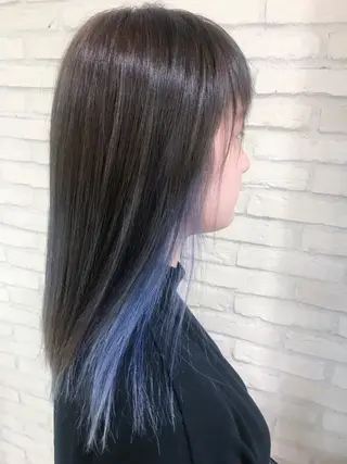 ミディアム カラー 横浜🍒ルーツカラー エクステ/RIEのヘアスタイル