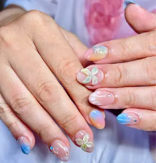 ネイル Horie 雪のネイルデザイン