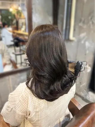 セミロング カラー Kaori / P’s 渋谷のヘアスタイル