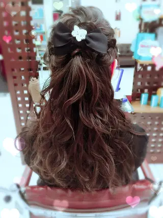 ショート ミディアム セミロング カラー パーマ ヘアアレンジ メンズ 神山 昌子のヘアスタイル