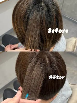 カラー 谷口 綾架のヘアスタイル