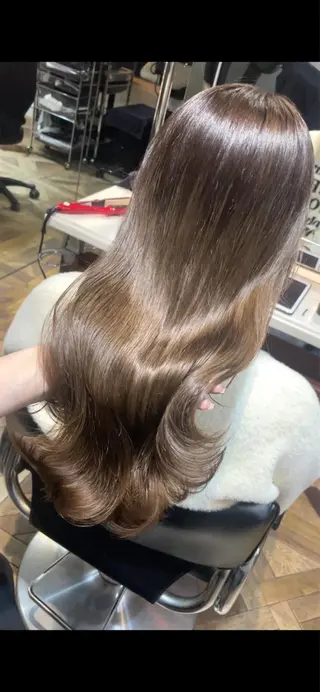 カラー ご新規様限定 透明感カラーKANAのヘアスタイル