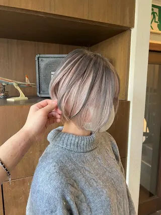 ショート カラー ブリーチ特化美容室 ☆selene☆のヘアスタイル