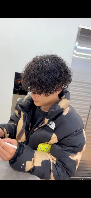 パーマ メンズ だいき ／メンズパーマのヘアスタイル