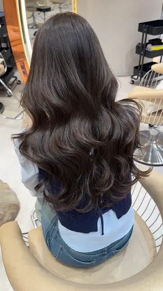 ロング カラー 縮毛矯正✨🫧 レイヤー川村利幸のヘアスタイル