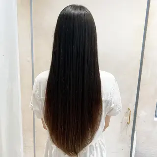 ロング 顔まわりカット🌟 くびれヘア/寺門遥輝のヘアスタイル