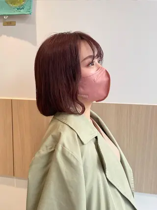 ミディアム 💗モデルカット 募集中のヘアスタイル