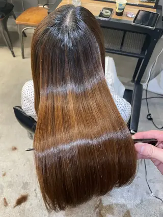 ロング パーマ 高山🐬髪質改善 池袋で縮毛矯正のヘアスタイル