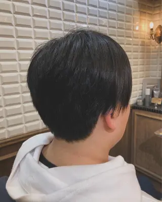 ショート メンズ ルピナス中田店長 山口大地のヘアスタイル