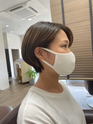 ショート 佐々木 浩之のヘアスタイル