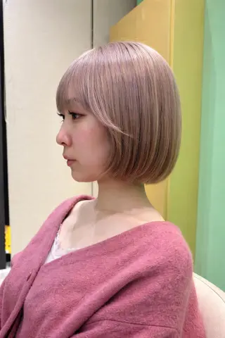 カラー ボブ 西宮北口/みなみのヘアスタイル