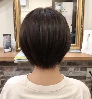 ショート 透明感カラー/艶髪/ ハイトーン/栄/谷崎のヘアスタイル