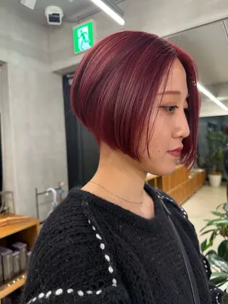 ショート サカモト ナオミのヘアスタイル