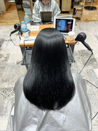 セミロング カラー 新宿/レイヤー/ amu🫧のヘアスタイル