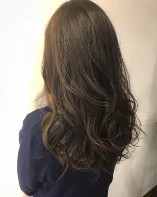 ミディアム カラー パーマ 【白髪ぼかし】 矢内　夏輝のヘアスタイル