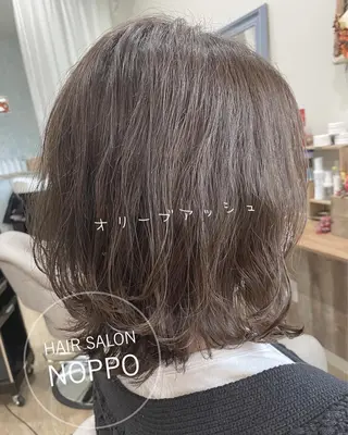 ミディアム カラー NOPPO 和泉市 美容室/奥村 飛鳥のヘアスタイル