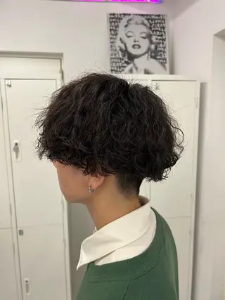 パーマ ロン毛美容師 タイチ👽のヘアスタイル