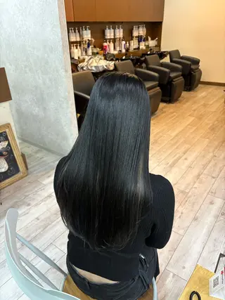 ロング カラー なぎは/似合わせ・ ナチュラルカラーのヘアスタイル