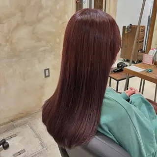 ロング カラー ツヤカラー🫧Sae ネイルモデル募集中のヘアスタイル