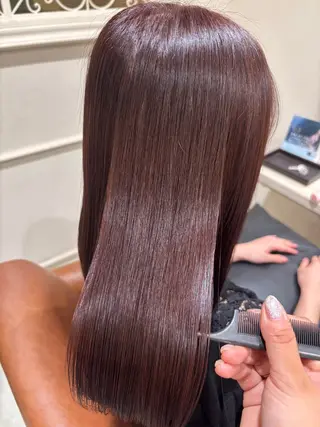 セミロング FRAME ASUKAのヘアスタイル