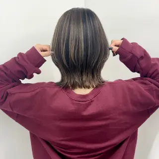 ミディアム カラー ブリーチなし/レイヤ ー特化🌈Tommyのヘアスタイル