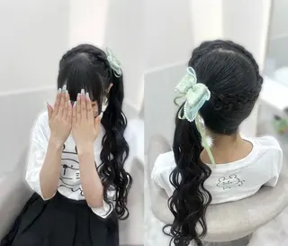 ヘアアレンジ ゆうひ🎀 チョコレートカラーのヘアスタイル